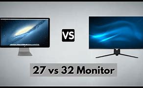 Image result for 27 vs 32 Monitor