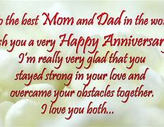Image result for Happy Anniversary Mom and Dad Quotes