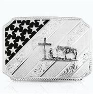 Image result for Montana Silversmiths Antiqued Silver Christian Cowboy Buckle