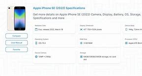 Image result for iPhone SE 2022 Version Specifications