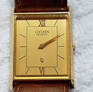 Image result for Citizen Gold Square Quartz Watch