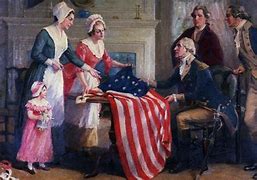 Image result for Betsy Ross and the American Flag