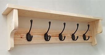 Image result for Wooden Wall Coat Hooks