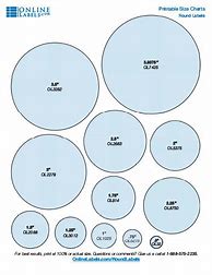 Image result for Sticker Size Comparison Chart