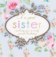Image result for Big Sister Birthday Card Ideas