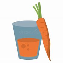 Image result for Carrot Juice Cartoon