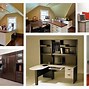 Image result for Home Office Set Up Recessed Wall