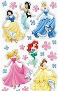 Image result for Disney Princess Stickers Glitter