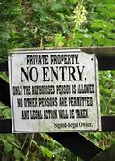 Image result for Authorized Person Sign