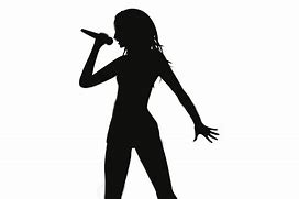 Image result for Girl Singing Silhouette