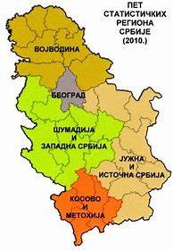Image result for Karta Srbije PO Regionima