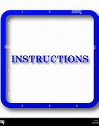 Image result for Instructions Button