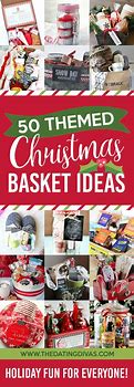 Image result for Christmas Theme Basket Ideas