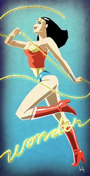Image result for Happy Wonder Woman Art