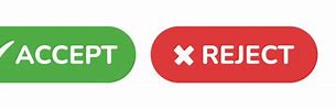 Image result for Accept/Reject Icon