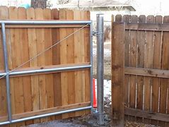 Image result for Wood Fence Gate Hardware