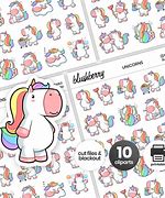 Image result for Cute Kawaii Unicorn Sticker