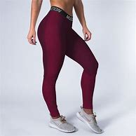 Image result for Black and Burgundy Leggings