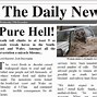 Image result for Newspaper Article Going around a Picture