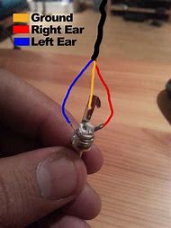 Image result for Headphone Jack Wire Placement