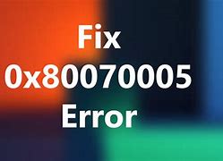 Image result for Windows Activation Error 0X80070005