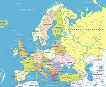 Image result for Current Map of Western Europe with Major Cities