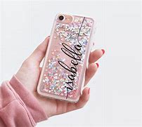 Image result for Glitter Phone Case Blue with Your Names