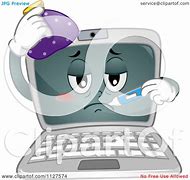Image result for Sick Computer Cartoon