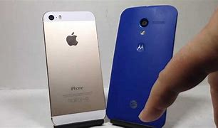 Image result for iPhone 5S vs Moto E4 Plus