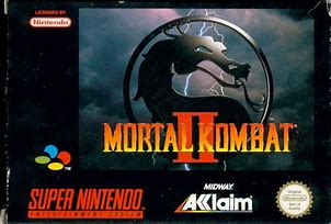 Image result for Mortal Kombat 2 SNES Cover