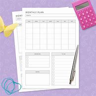 Image result for Monthly Plan Sheet