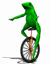 Image result for Frog On a Bike Meme