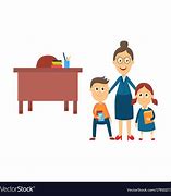 Image result for Teacher and 2 Students Clip Art