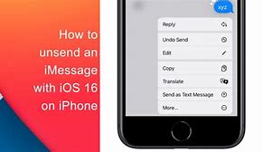 Image result for Unsend iMessage