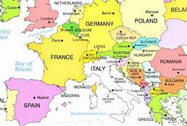 Image result for Western Europe Country Map