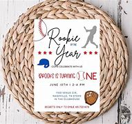 Image result for Rookie of the Year Invitations
