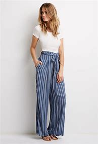Image result for Ladies Striped Pants