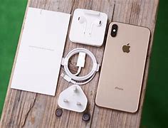 Image result for Gold iPhone XS Max with Box
