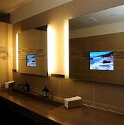Image result for Waterproof Bathroom Mirror TV