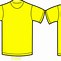 Image result for Clip Art of Button Down Yellow Shirt