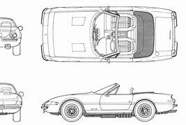 Image result for Ferrari Daytona SP3 Blueprint