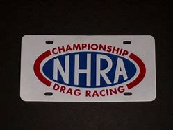 Image result for NHRA License Plate Frame