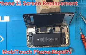 Image result for iPhone 11-Screen Half Black