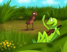 Image result for Ant and Grasshopper Cartoon DVD