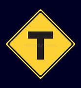 Image result for T-intersection Sign