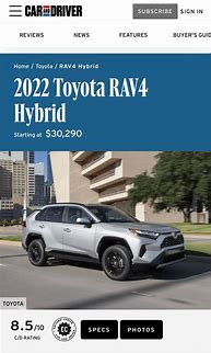 Image result for Toyota RAV4 Hybrid SUV