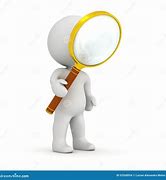 Image result for 3D Person with Magnifying Glass