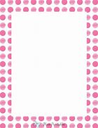 Image result for White Background with Pink Polka Dot Border