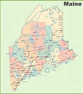 Image result for Maine Road Map Detailed