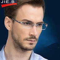 Image result for Designer Rimless Eyeglasses for Men